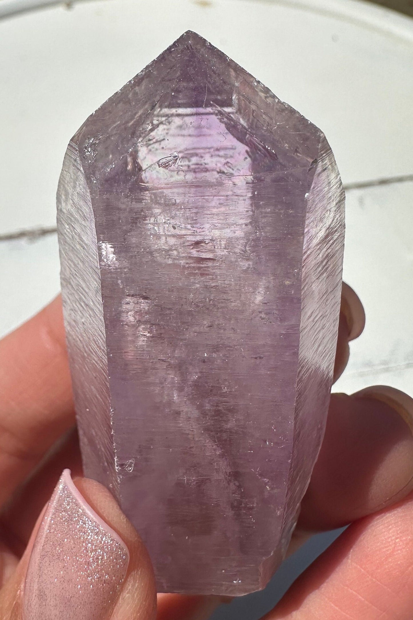 High Quality Vera Cruz Amethyst Point Phantom Amethyst Rainbow