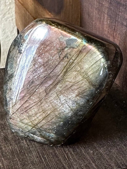 Free Form Pink Golden Flash Labradorite/ Sunset Labradorite/ High Grade/ Flashy Labradorite