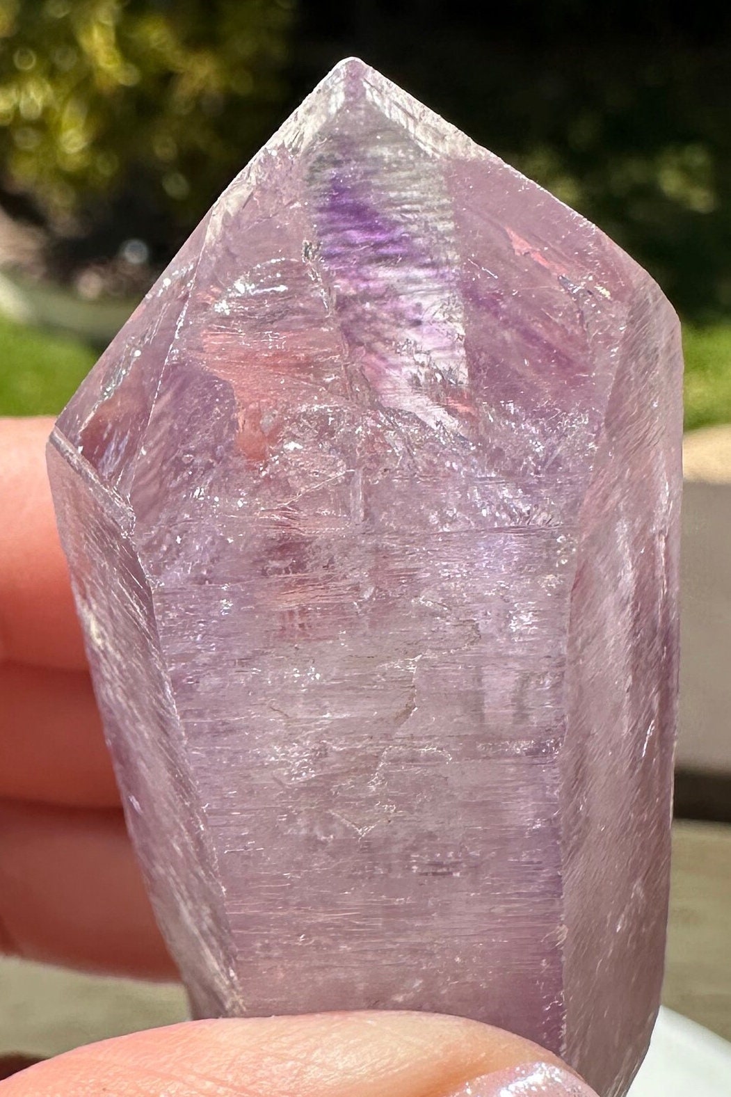 High Quality Vera Cruz Amethyst Point Phantom Amethyst Rainbow