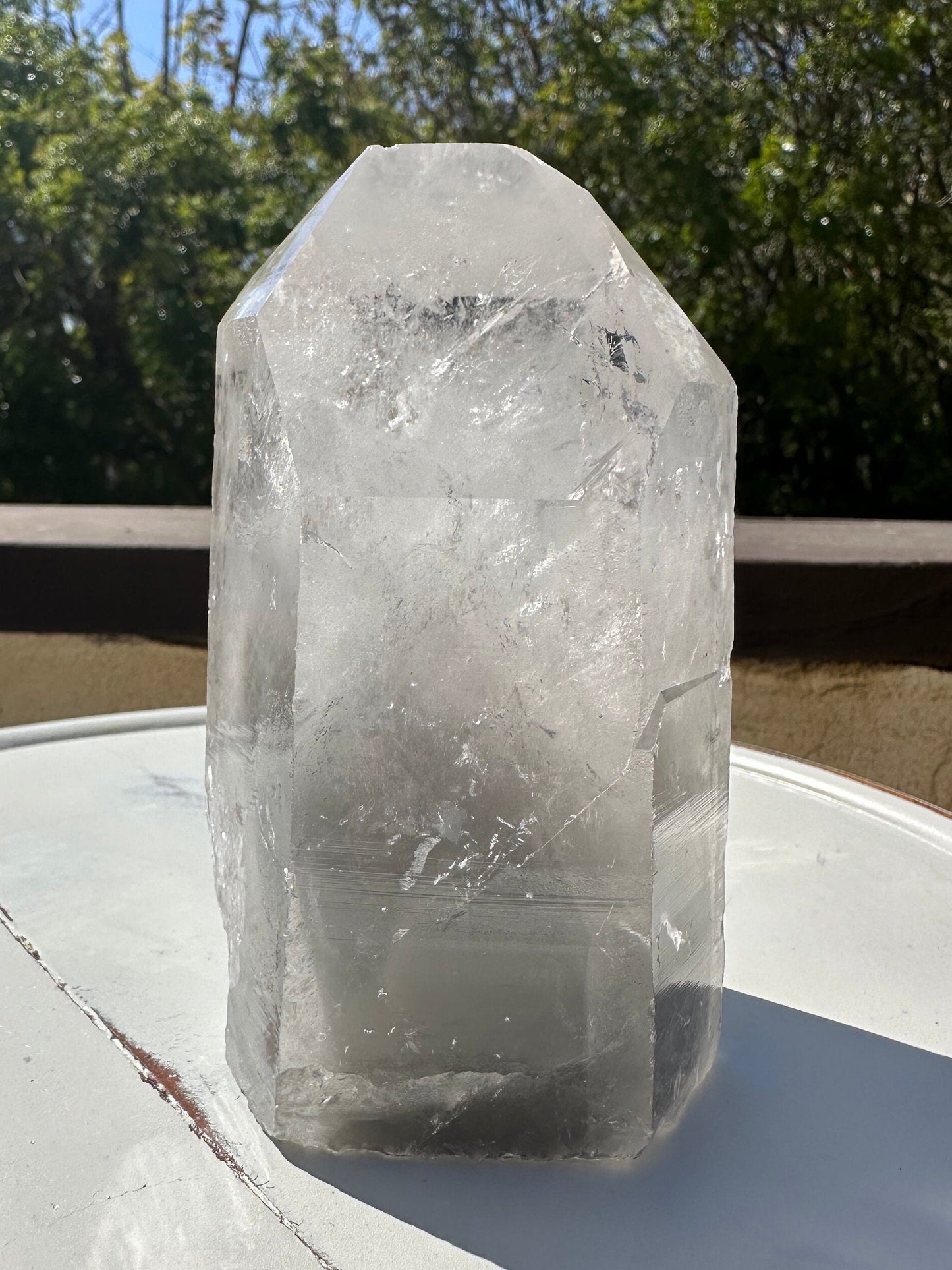 Lemurian Seed Phantom Quartz/ Grey Lemurian Quartz/ Black Phantom Quartz/ Rare Quartz/ High Grade Lemurian Tower