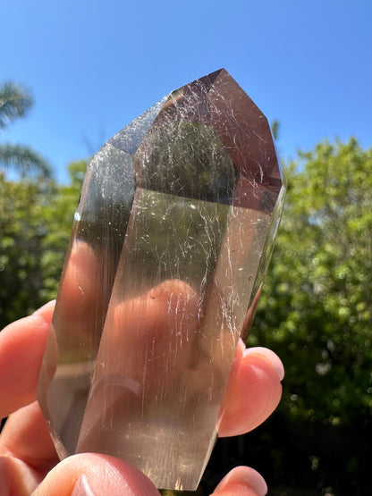 Silver Rutilated Smoky Quartz Rare Rutile Quartz High Quality