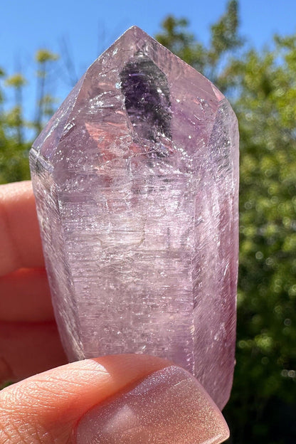 High Quality Vera Cruz Amethyst Point Phantom Amethyst Rainbow