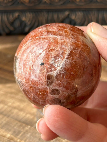 High Quality Sunstone Sphere Rainbow Sparkle Flashy