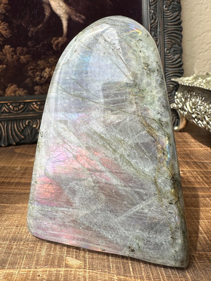 High Grade Labradorite Freeform Flashy Rainbow Flash Labradorite, Blue Green Purple Pink Golden Labradorite Sunset