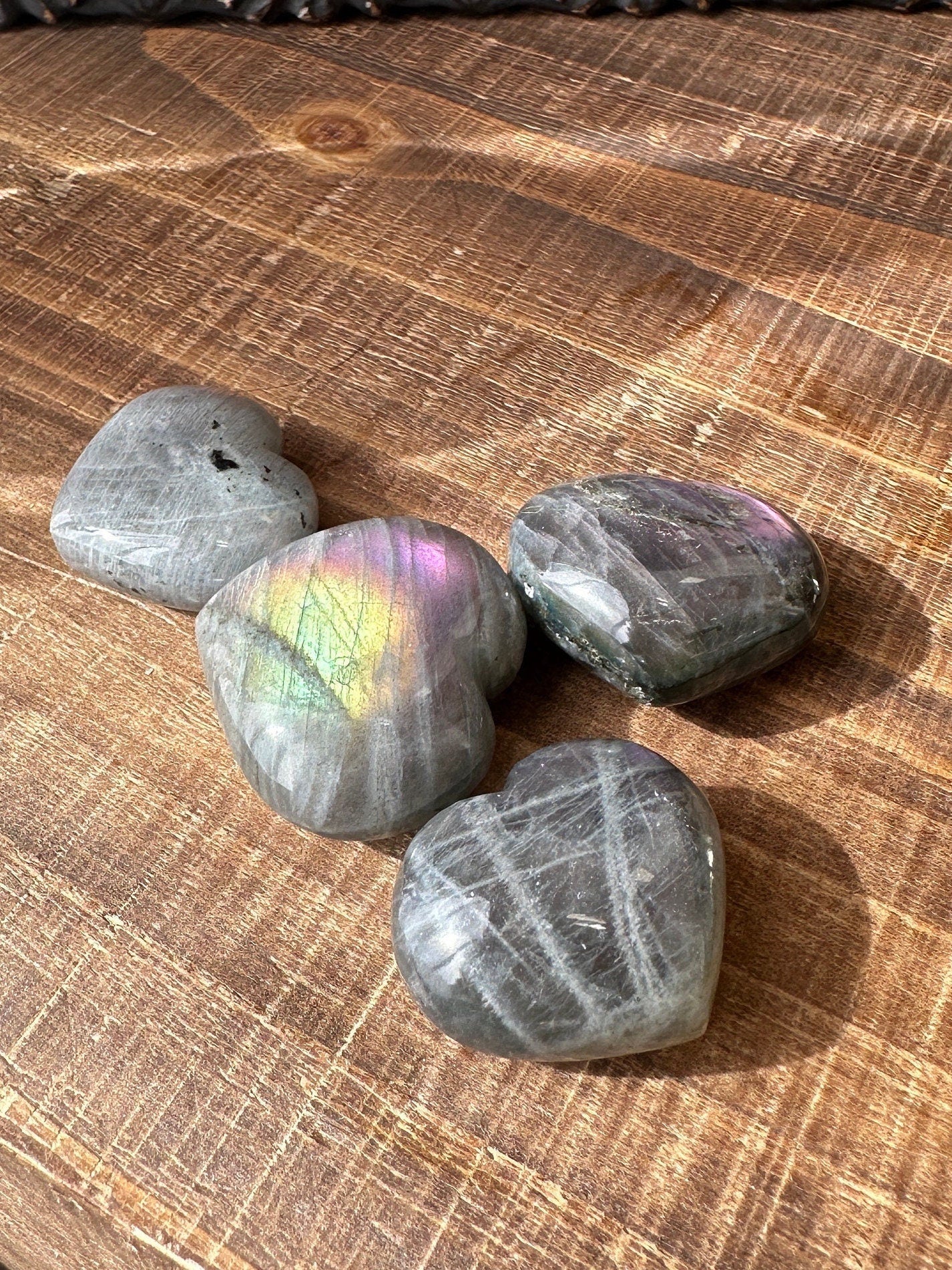 Labradorite heart high grade pink purple blue golden flash rainbow flash sunset labradorite rainbow flash flashy labradorite