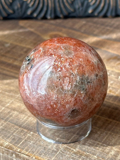 High Quality Sunstone Sphere Rainbow Sparkle Flashy