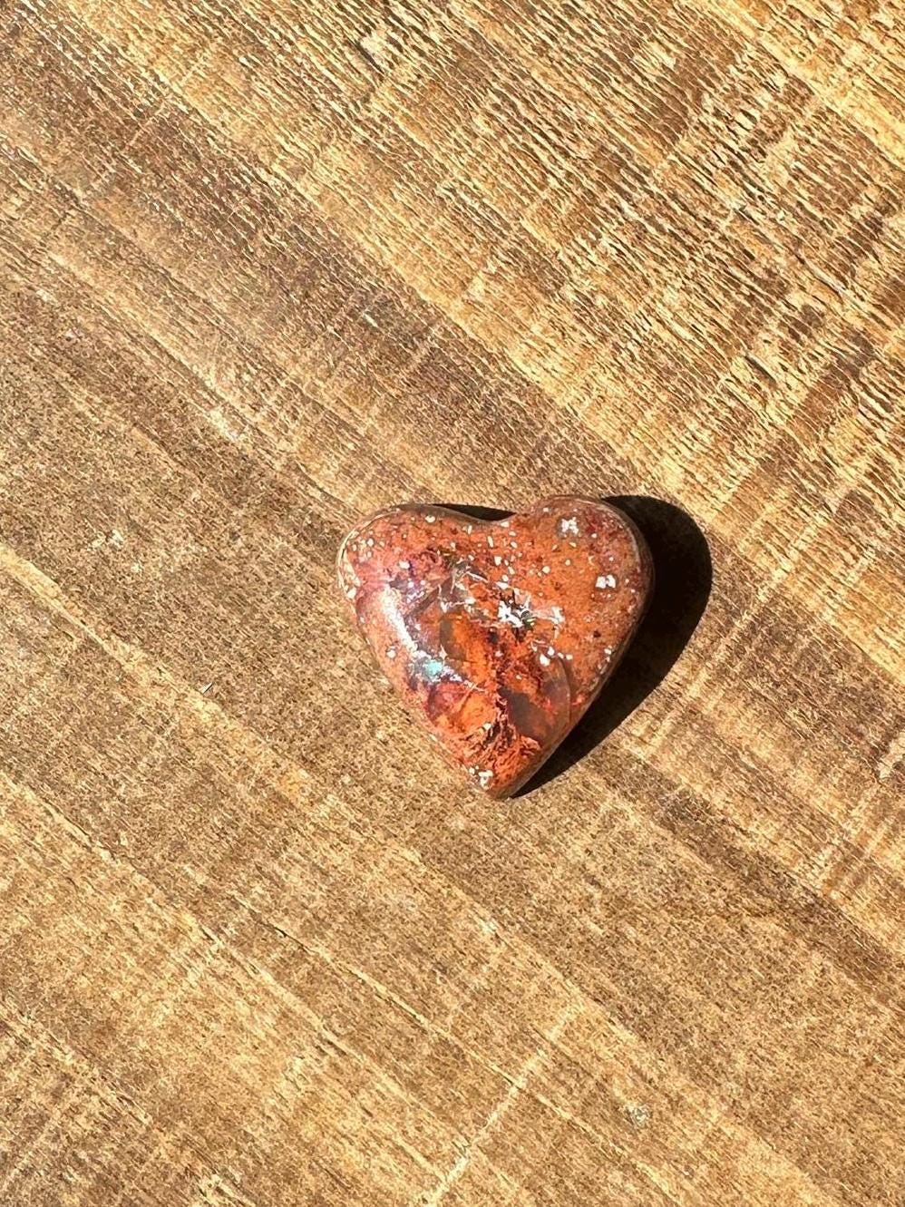 Cantara Opal Heart High Quality Cabochon Mexican Fire Opal Jelly Opal Water Opal, Opal in Matrix Opal in Rhyolite
