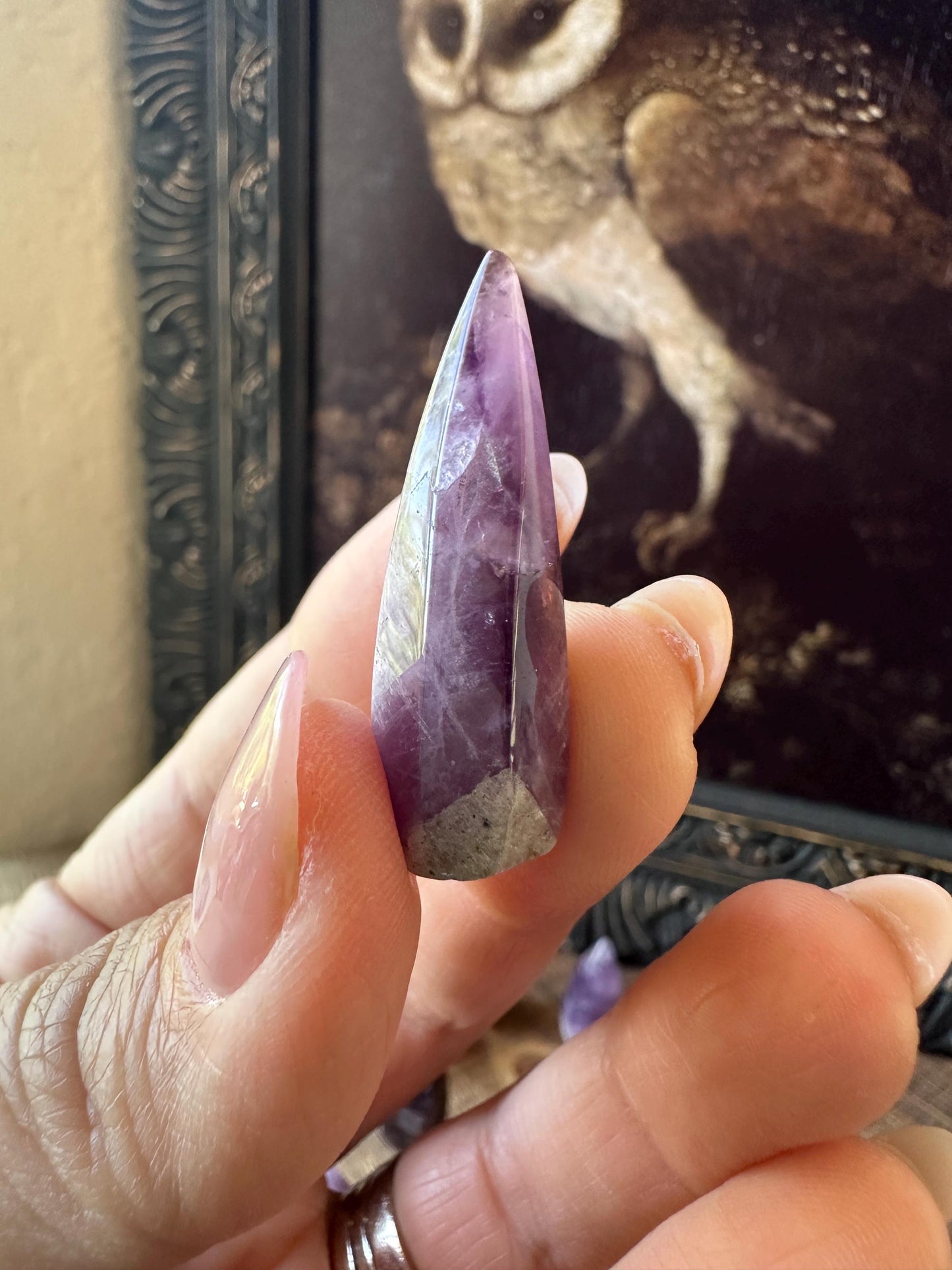 Trapiche Amethyst mini flames intuitively chosen