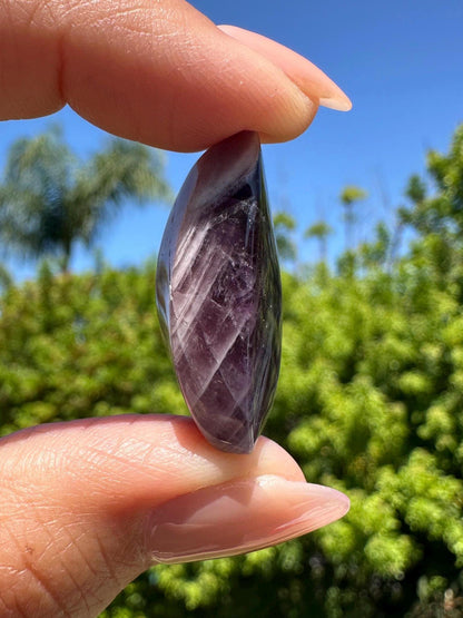 Trapiche Amethyst mini flames intuitively chosen