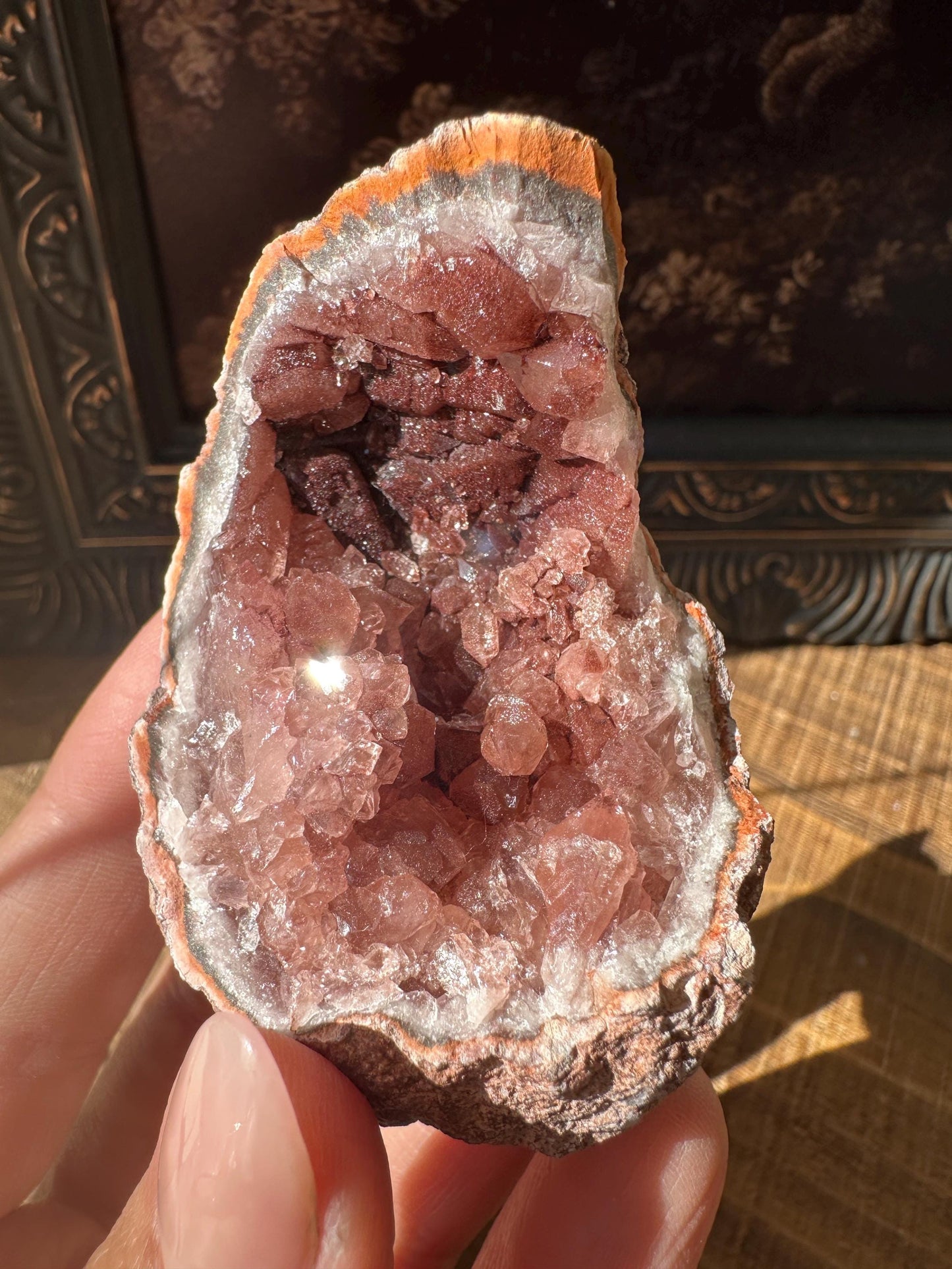 Raw AAA Grade High Quality Pink Amethyst Geode, Argentina, Pink Amethyst Cluster, Amethyst Flower, gemmy, high luster, high grade quartz