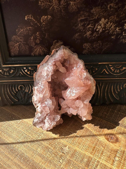 Raw AAA Grade High Quality Pink Amethyst Geode, Argentina, Pink Amethyst Cluster, Amethyst Flower, gemmy, high luster, high grade quartz