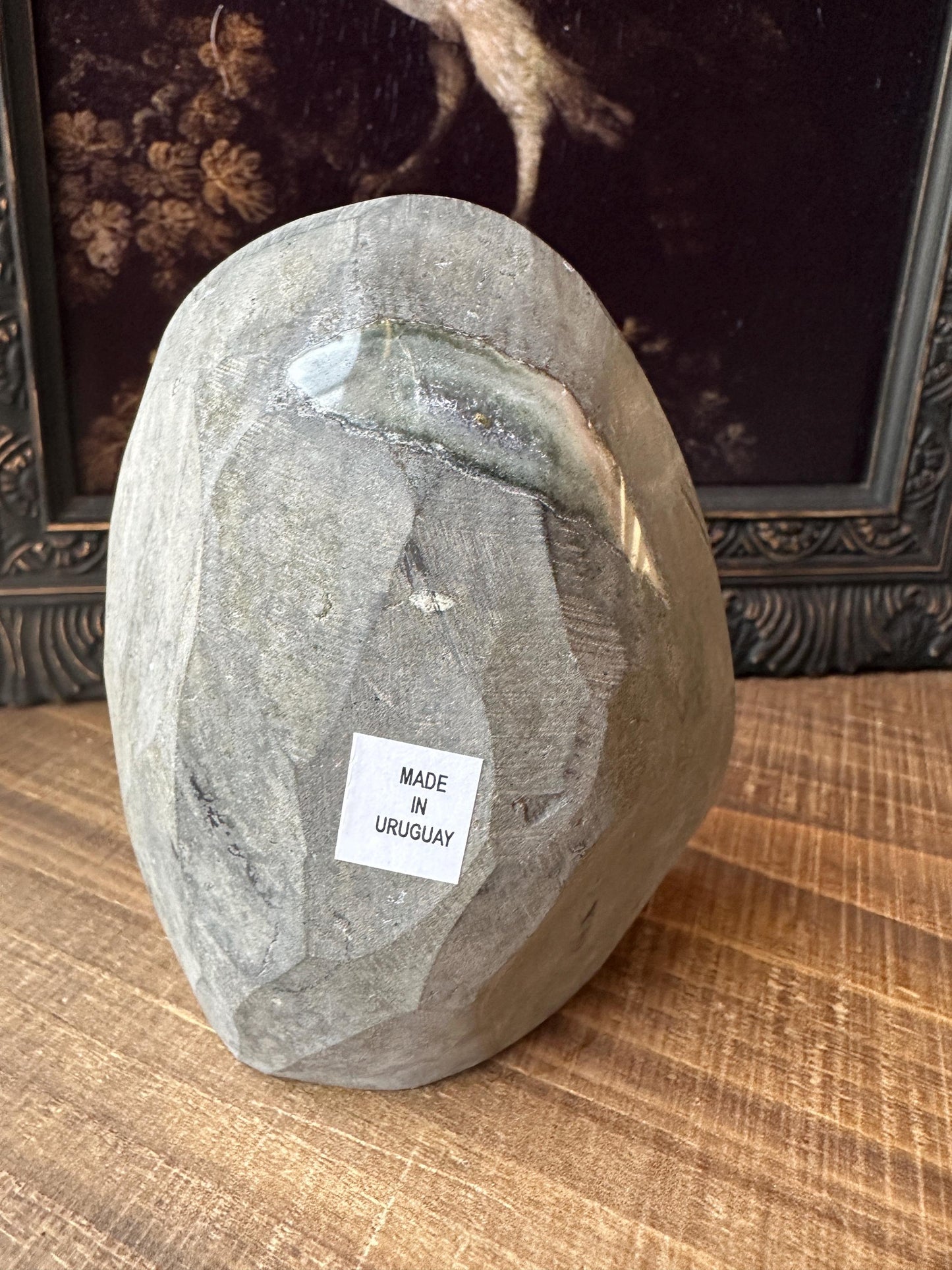 Uruguay Amethyst Cut Base with a Stalactite Deep Purple