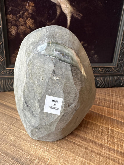 Uruguay Amethyst Cut Base with a Stalactite Deep Purple