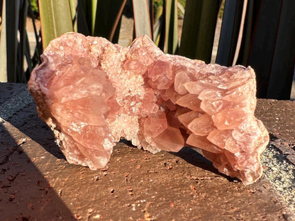 Raw AAA Grade High Quality Pink Amethyst Geode, Argentina, Pink Amethyst Cluster, Amethyst Flower, gemmy, high luster, high grade quartz