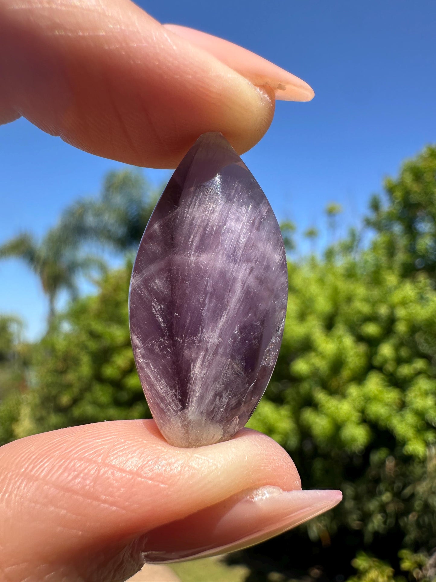 Trapiche Amethyst mini flames intuitively chosen