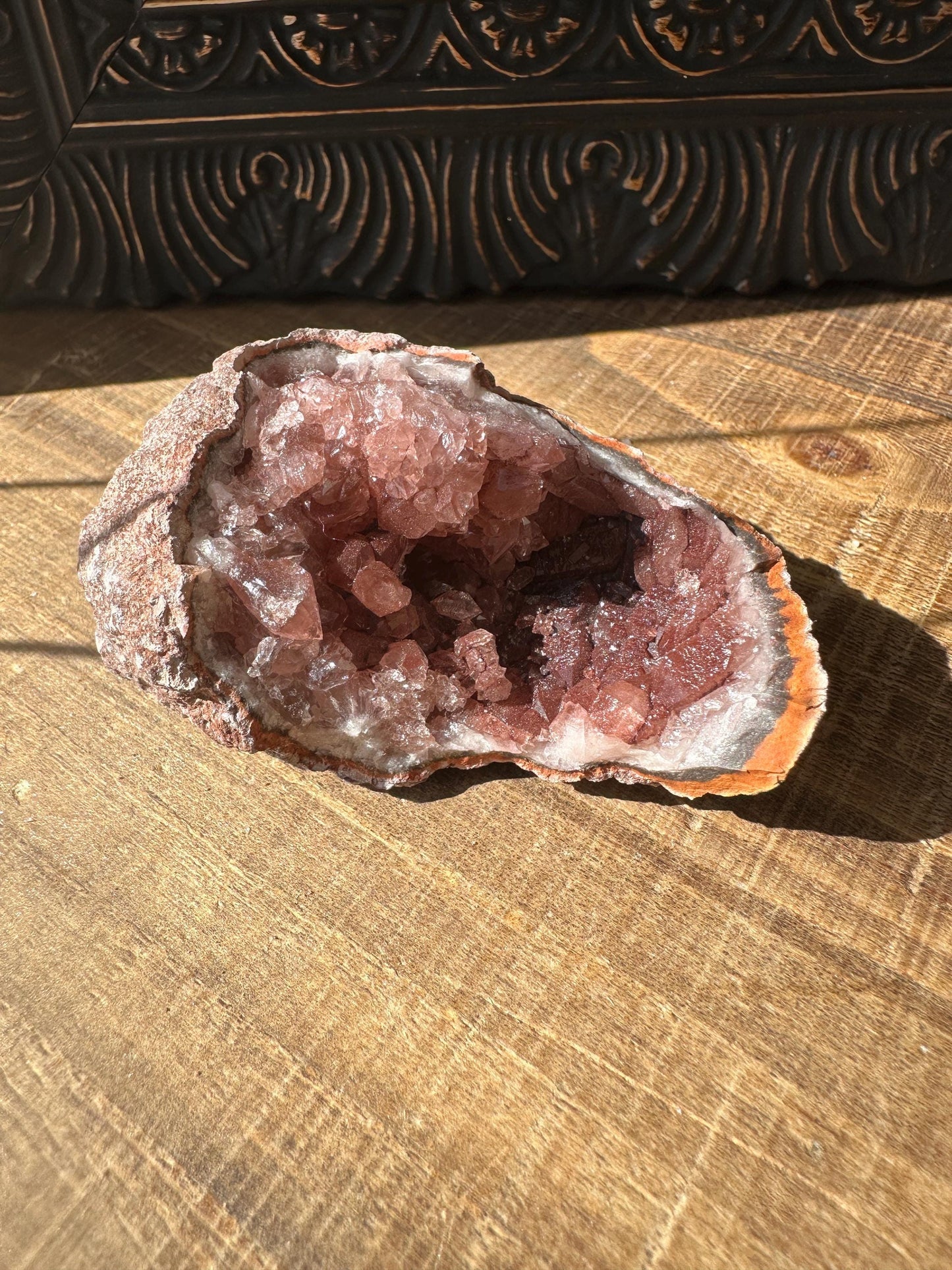 Raw AAA Grade High Quality Pink Amethyst Geode, Argentina, Pink Amethyst Cluster, Amethyst Flower, gemmy, high luster, high grade quartz