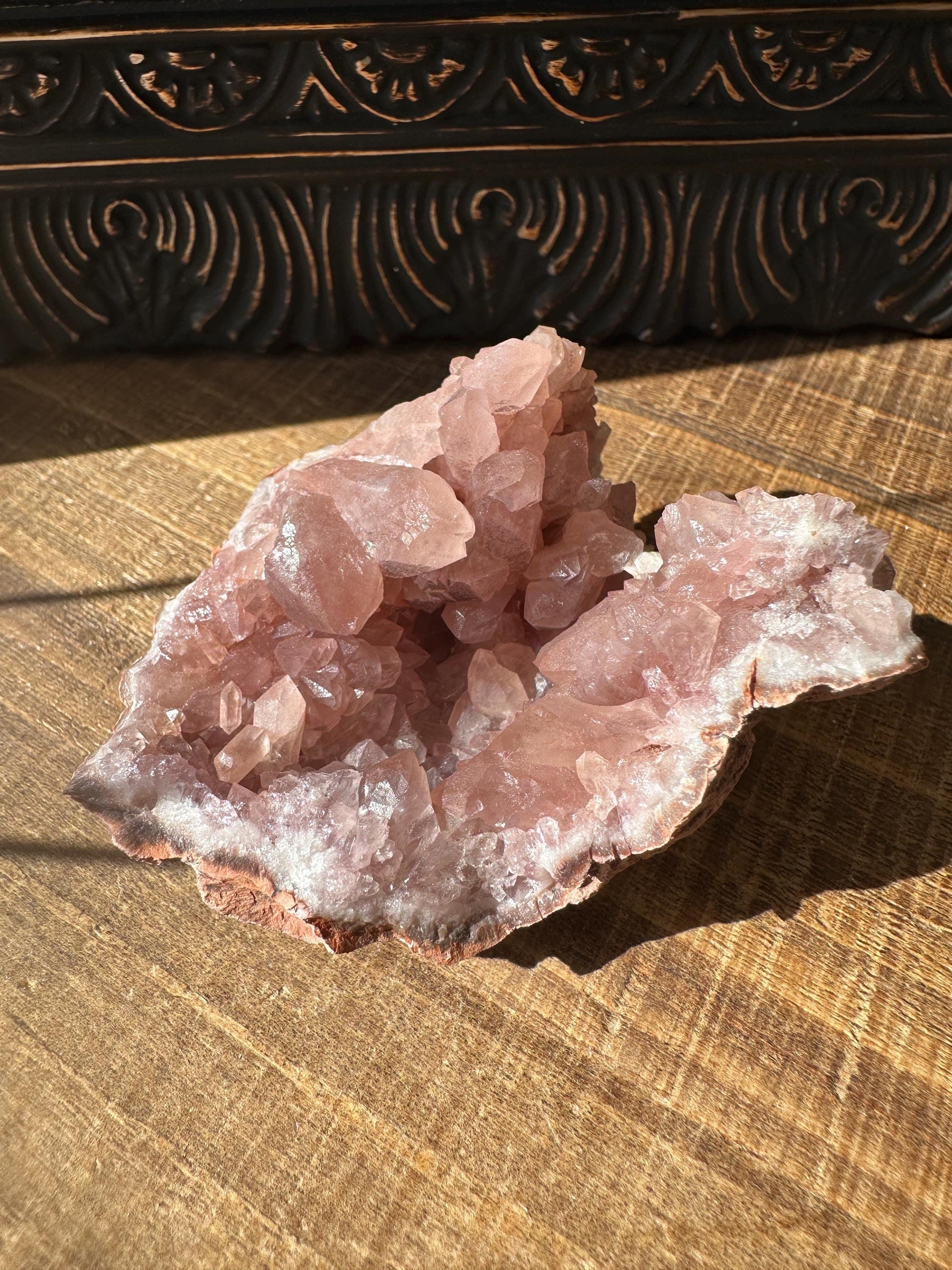 Raw AAA Grade High Quality Pink Amethyst Geode, Argentina, Pink Amethyst Cluster, Amethyst Flower, gemmy, high luster, high grade quartz