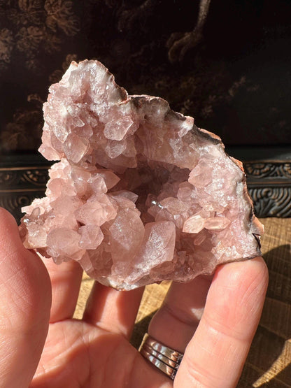 Raw AAA Grade High Quality Pink Amethyst Geode, Argentina, Pink Amethyst Cluster, Amethyst Flower, gemmy, high luster, high grade quartz