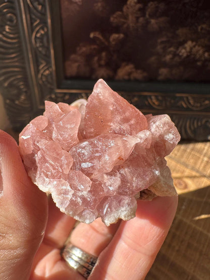 Raw AAA Grade High Quality Pink Amethyst Geode, Argentina, Pink Amethyst Cluster, Amethyst Flower, gemmy, high luster, high grade quartz