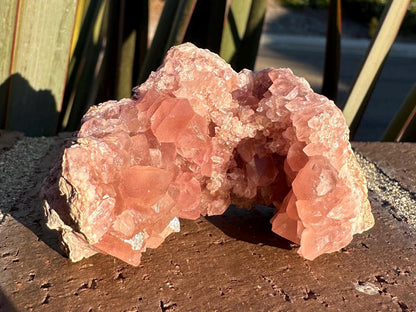 Raw AAA Grade High Quality Pink Amethyst Geode, Argentina, Pink Amethyst Cluster, Amethyst Flower, gemmy, high luster, high grade quartz