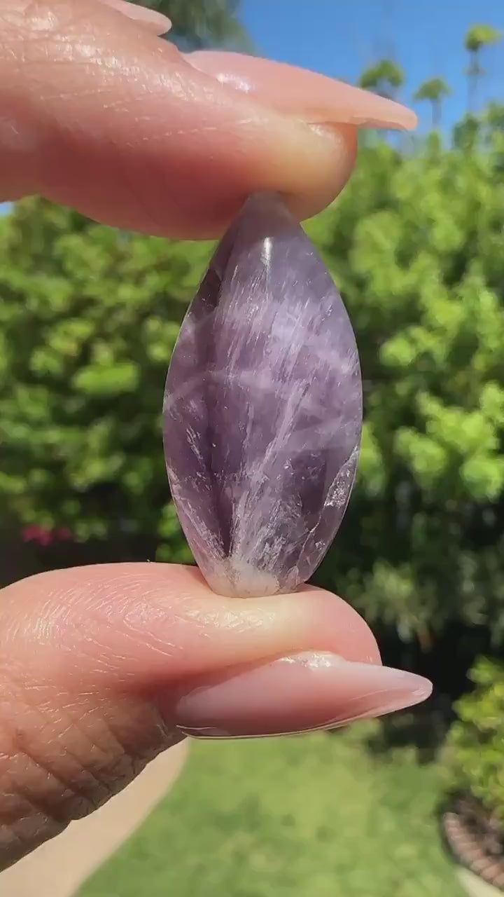 Trapiche Amethyst mini flames intuitively chosen