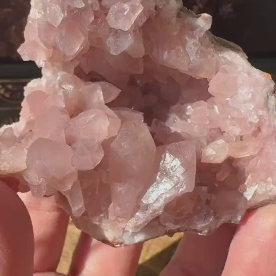 Raw AAA Grade High Quality Pink Amethyst Geode, Argentina, Pink Amethyst Cluster, Amethyst Flower, gemmy, high luster, high grade quartz