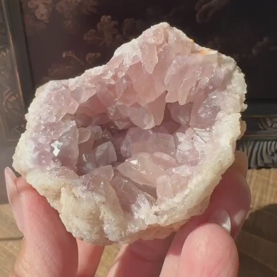 Raw AAA Grade High Quality Pink Amethyst Geode, Argentina, Pink Amethyst Cluster, lavender amethyst, gemmy, high luster, high grade quartz